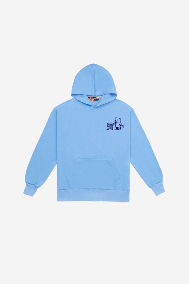 99 PROBLEMS Nakışlı Unisex Oversize Bebek Mavisi Hoodie XL