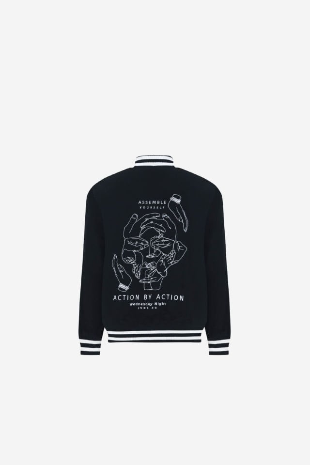 ASSEMBLE Nakışlı Unisex Kolej Mont S