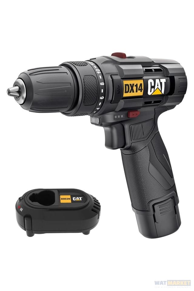 CAT DX14 12Volt/2.0Ah Li-ion Profesyonel Şarjlı Matkap