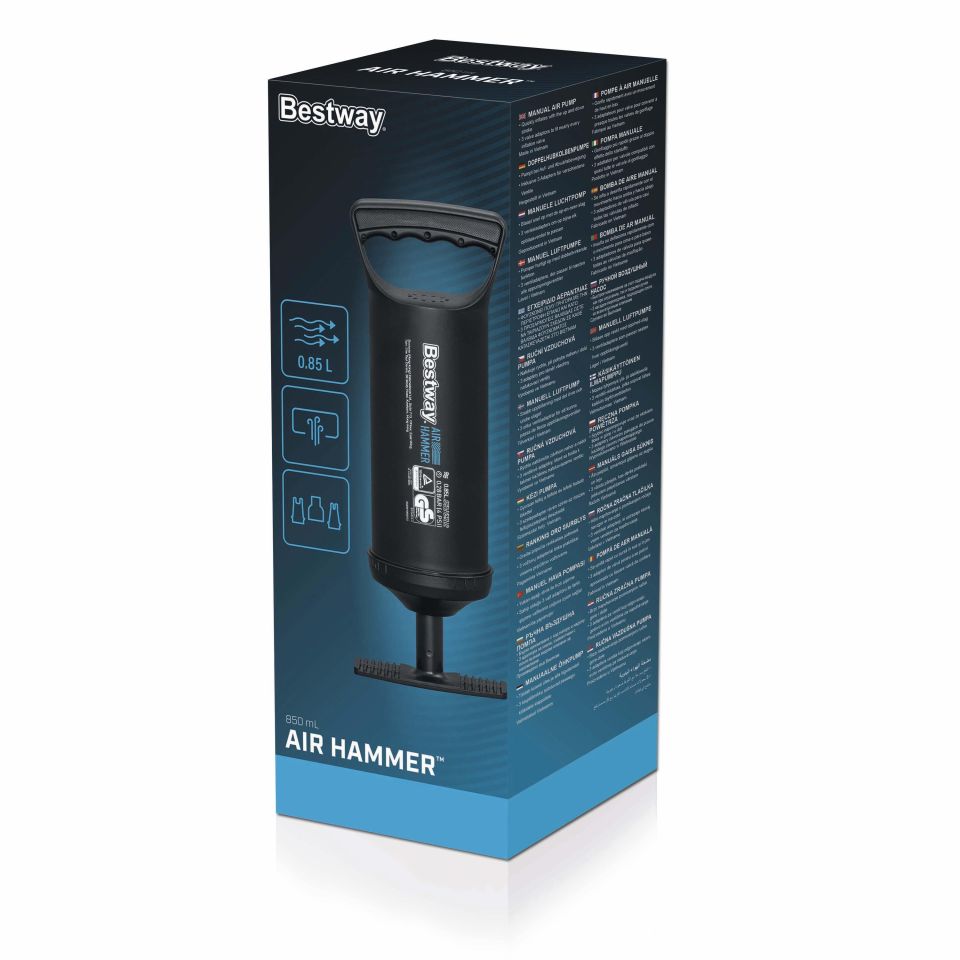 Bestway® 62002 Air Hammer™ 850 ML Manuel Şişirme Aparatı