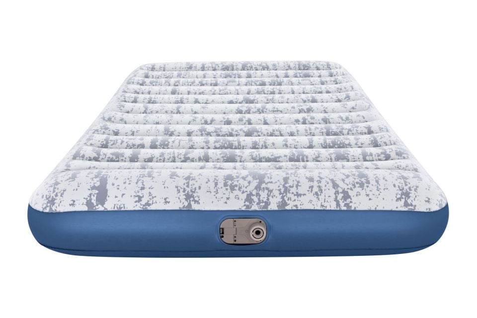 Bestway® 67836 Tritech™ Fashion Flock™ Geniş Çift Kişilik Şişme Yatak ve Entegre Elektrikli Şişirme Aparatı 2.03 m x 1.52 m x 30 cm