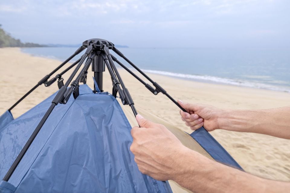 Bestway® Beach Dome™ 68144 4-Kişilik Çadır SwiftClick™ Çabuk Kurulum