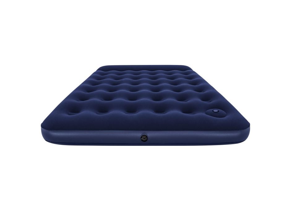 Bestway® 67226  Geniş Çift Kişilik Şişme Yatak ve Entegre Ayakla Şişirme Aparatı 2.03 m x 1.52 m x 28 cm