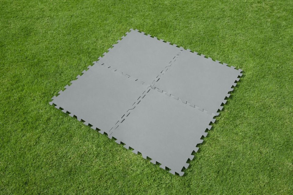 Bestway® 58639 50 cm x 50 cm Parçalı Zemin Koruyucu, 9'lu Paket