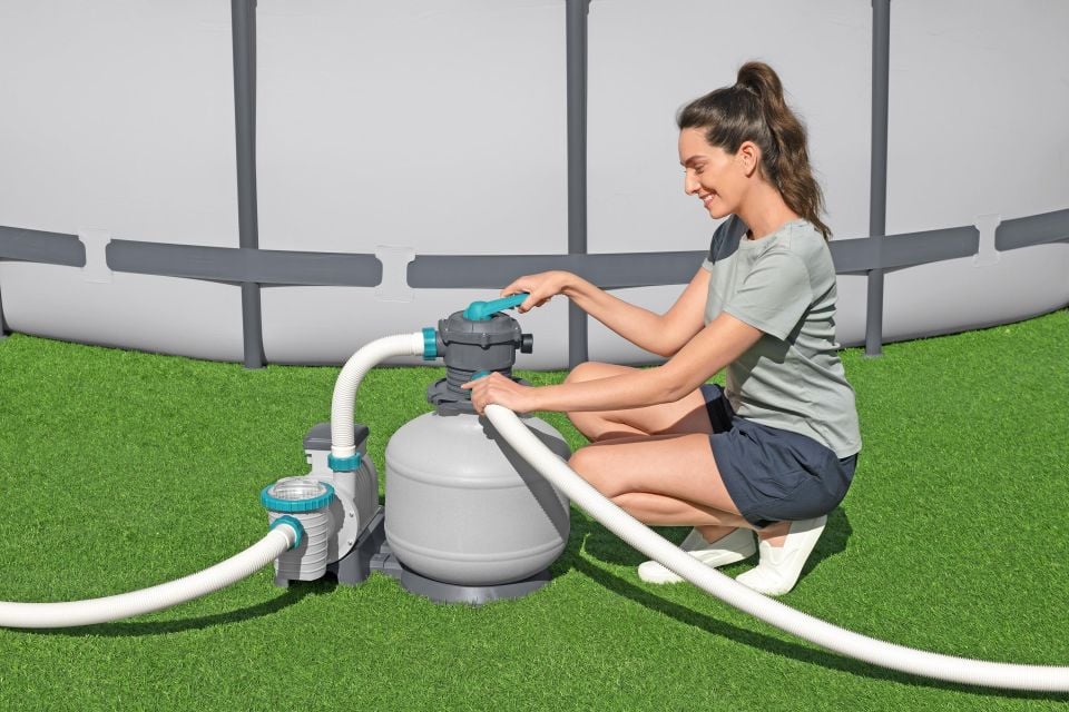 Bestway® 58486  11355 L Kum Filtreli Havuz Devirdaim Sistemi