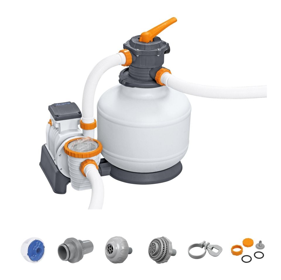 Bestway® 58486  11355 L Kum Filtreli Havuz Devirdaim Sistemi