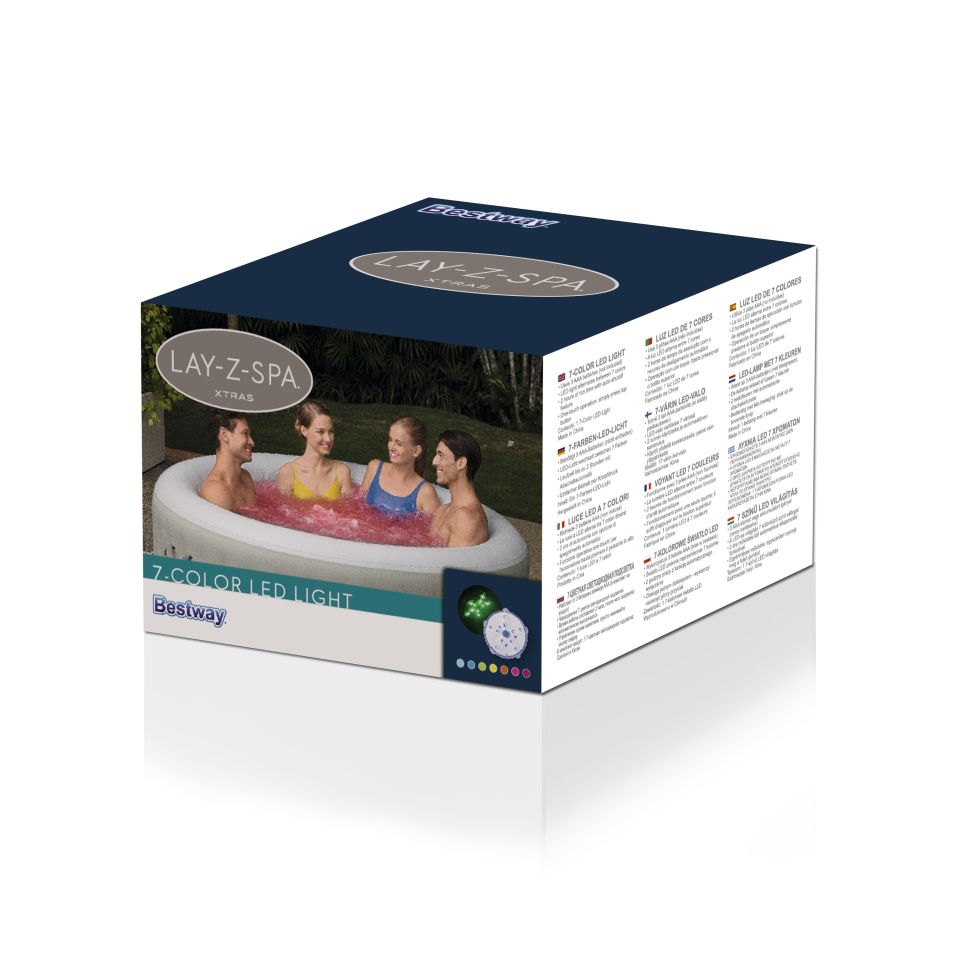 Lay-Z-Spa® 60303 7 Renkli LED Lamba, Spa Aksesuarı