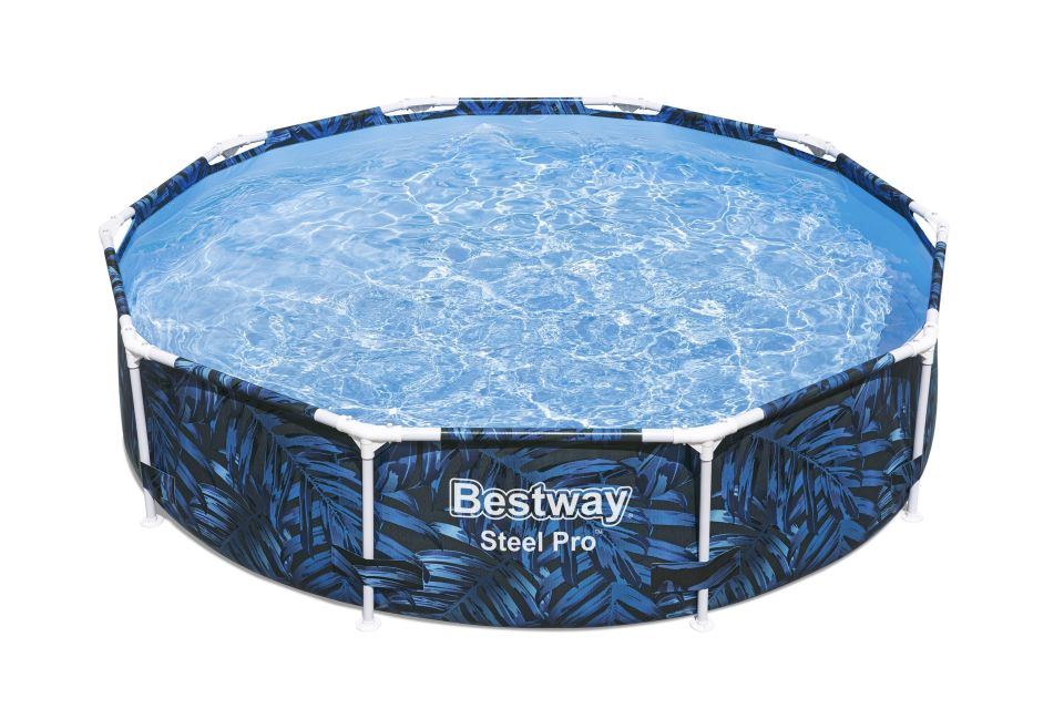 Bestway® 56985 Steel Pro® Çember Prefabrik Yer Üstü Havuz 3,05 m x 66 cm