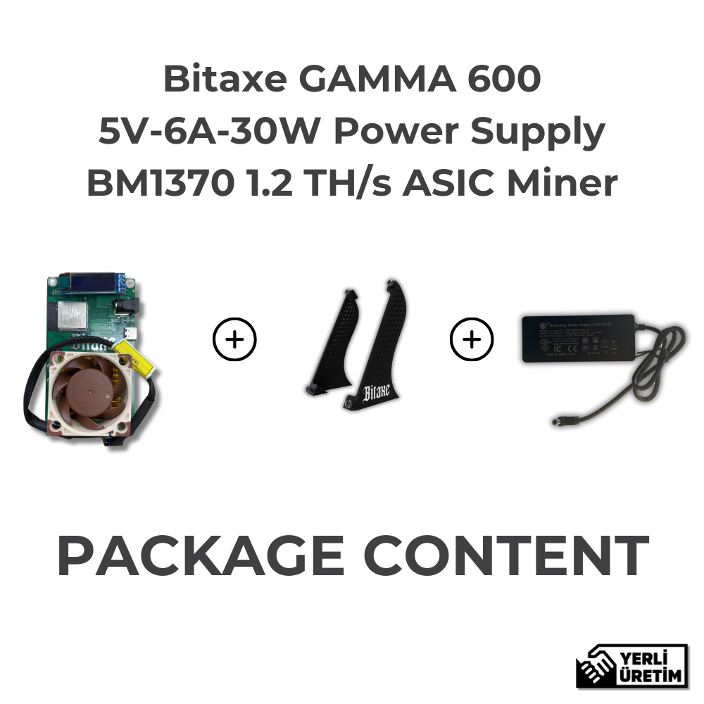 Bitaxe Gamma - Bitcoin Mining Rig | Made in USA | Power