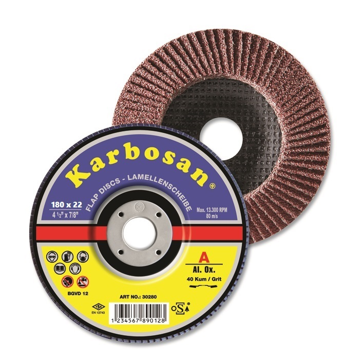 Karbosan 180 Flap Disk Nk80 983185