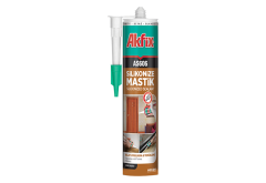 Akfix As606 Silikonize Mastik 500 Gr Beyaz