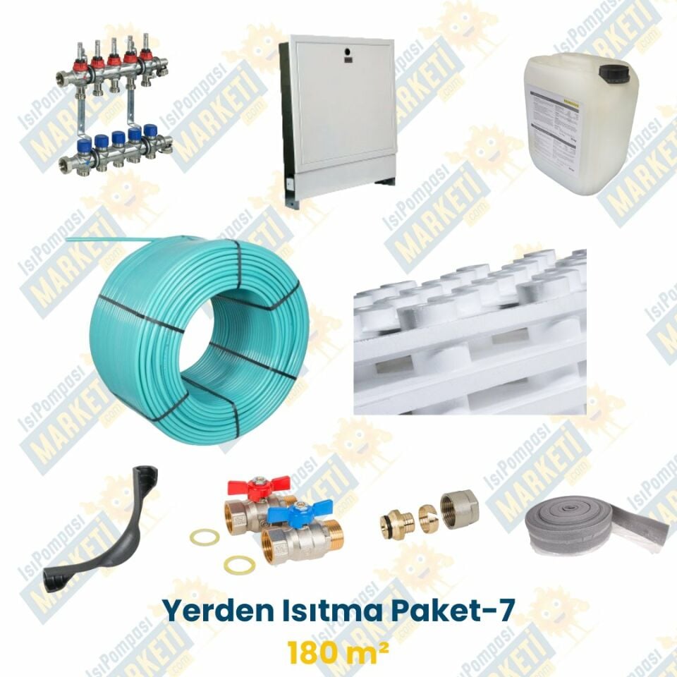 YERDEN ISITMA PAKETİ - 7 (180 M²)