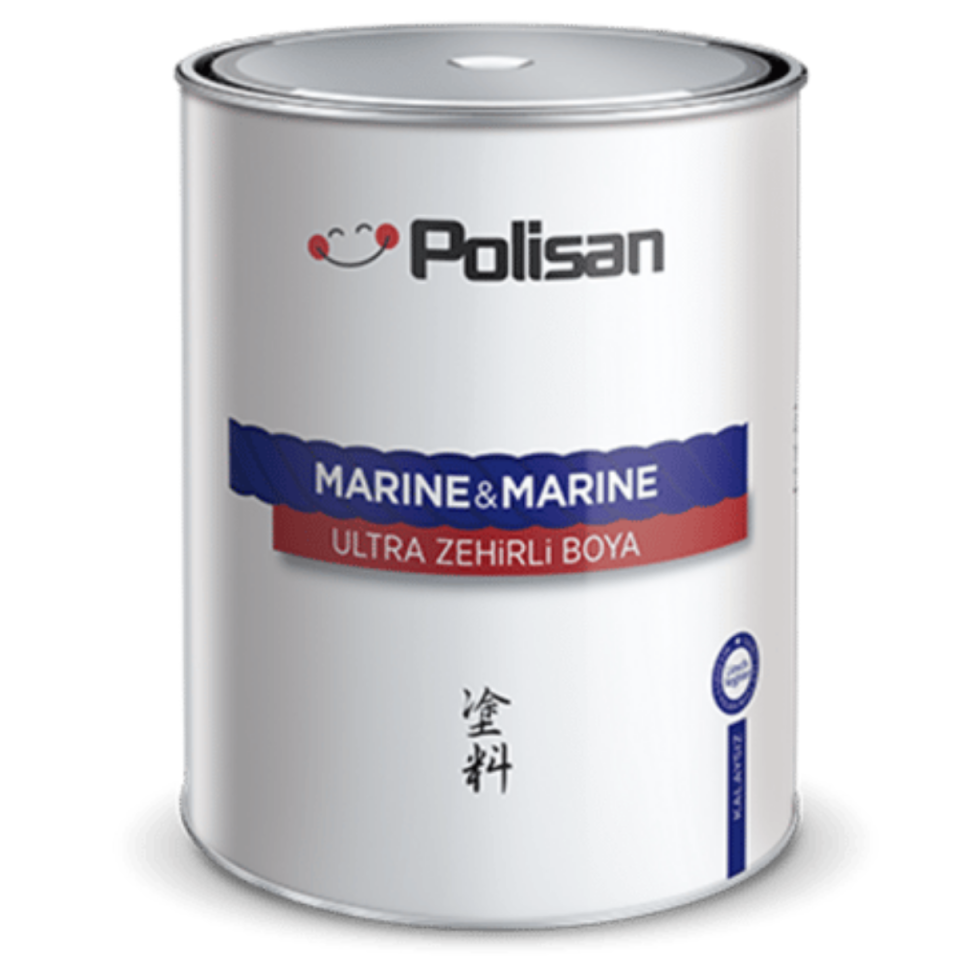 POLİSAN MARİNE ZEHİRLİ BOYA 004 GLN KIRMIZI