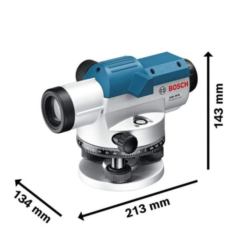 BOSCH OPTİK NİVELMAN GOL26-D+BT160+GR500 0601068002