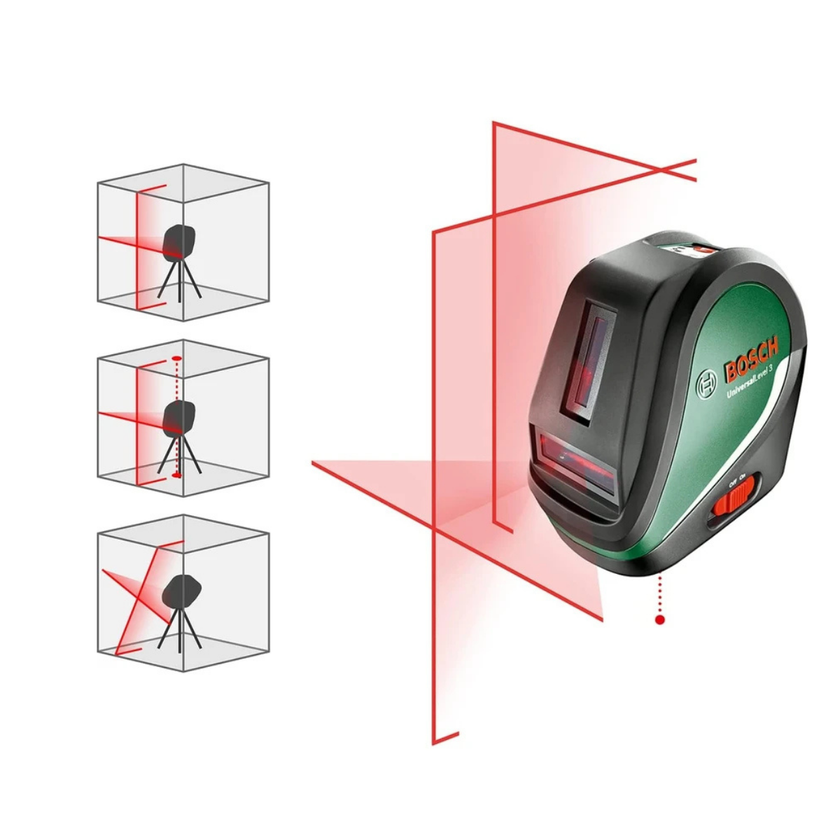 BOSCH UNİVERSALLEVEL 3 ÇAPRAZ HİZALAMA 0603663901