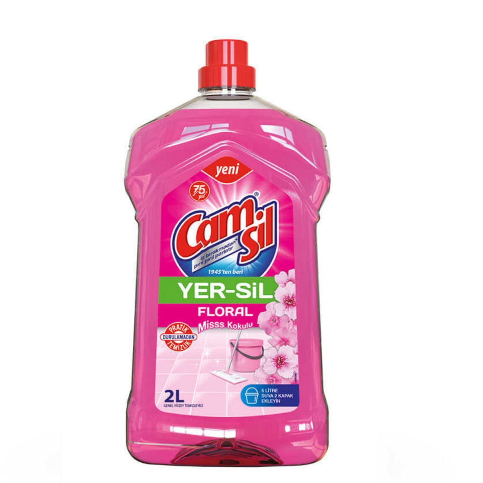 CAMSİL YER-SİL FLORAL 2 LT
