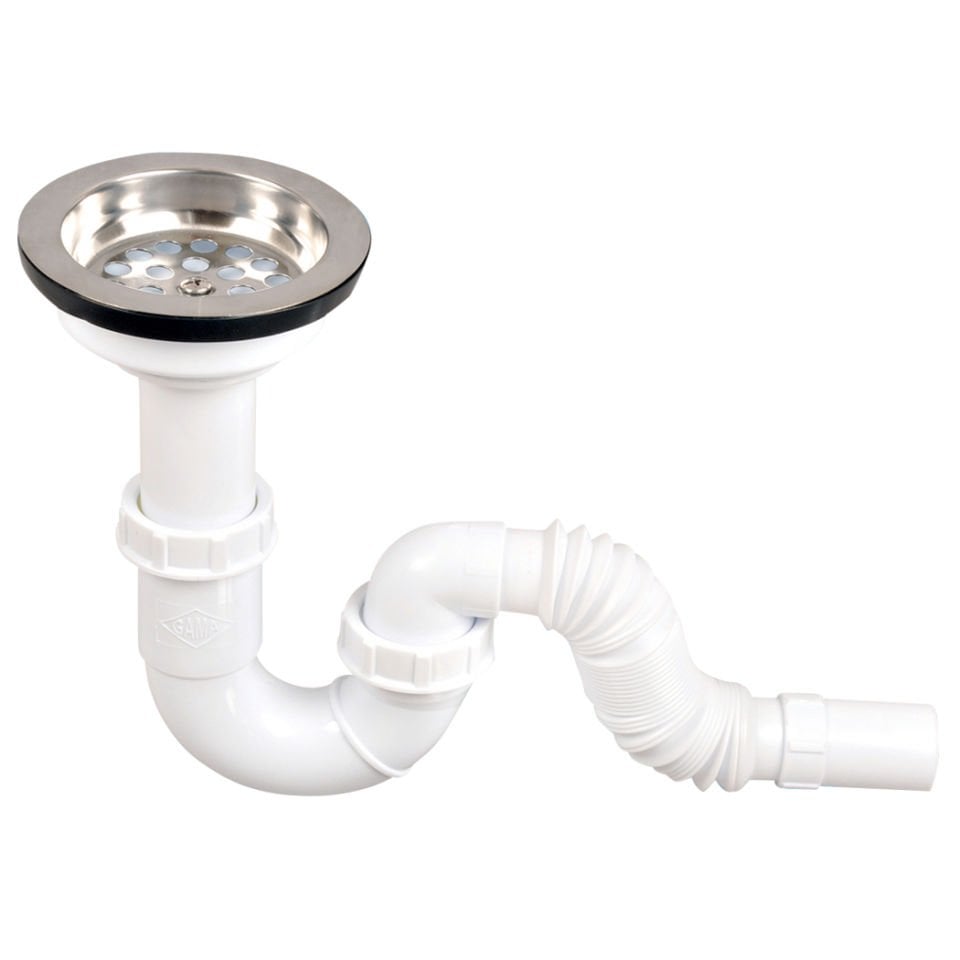 GAMA TEKLİ ÇÖP MAK SİFONU KÖRÜKLÜ 32 LİK 36401