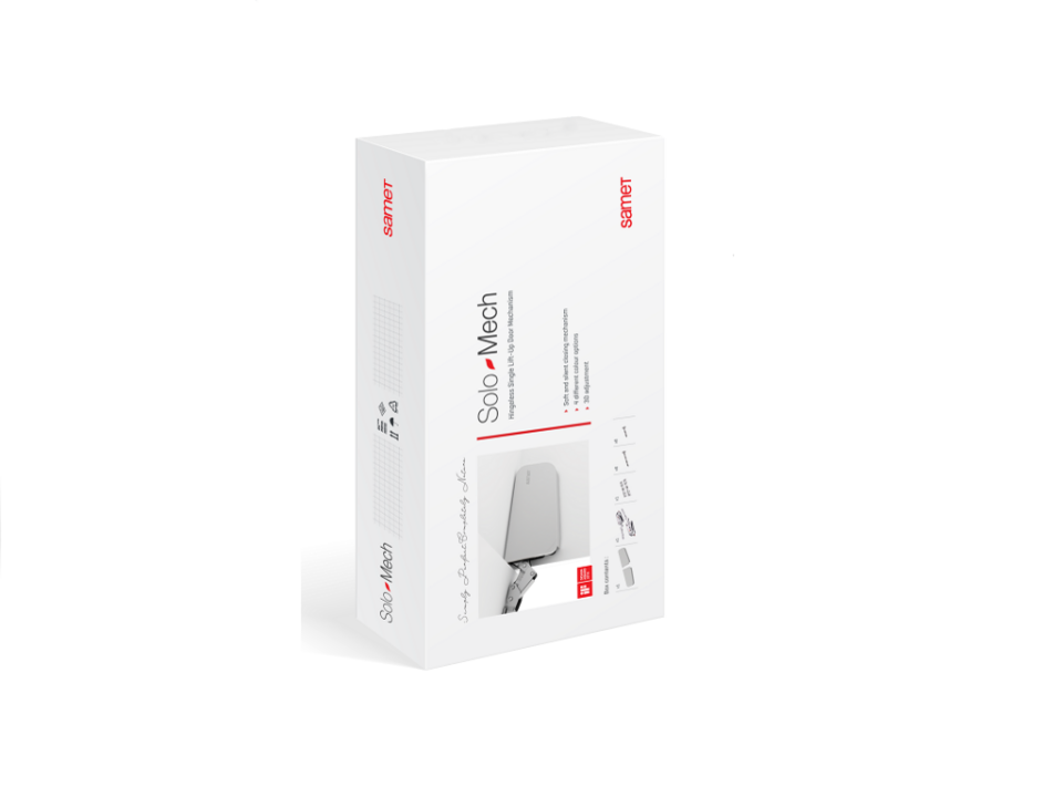 SAMET MEKANİK KALKAR KAPAK TEKLİ SİSTEMİ C1 GRİ