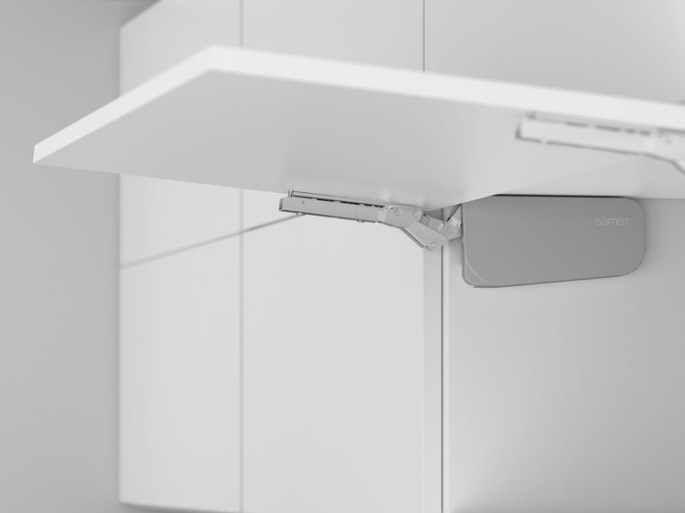 SAMET MEKANİK KALKAR KAPAK TEKLİ SİSTEMİ C1 GRİ