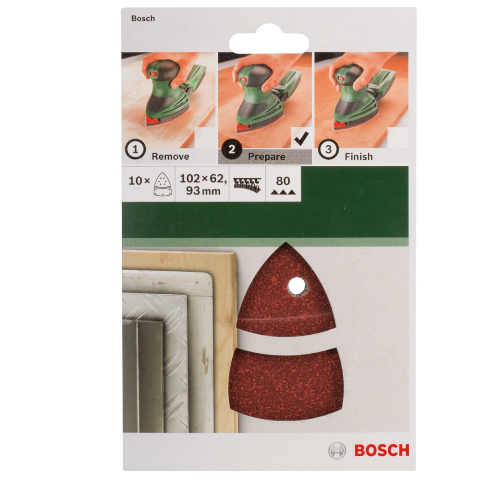 BOSCH EKSANTİRİK ZIMPARA 80 KUM 102X60X93
