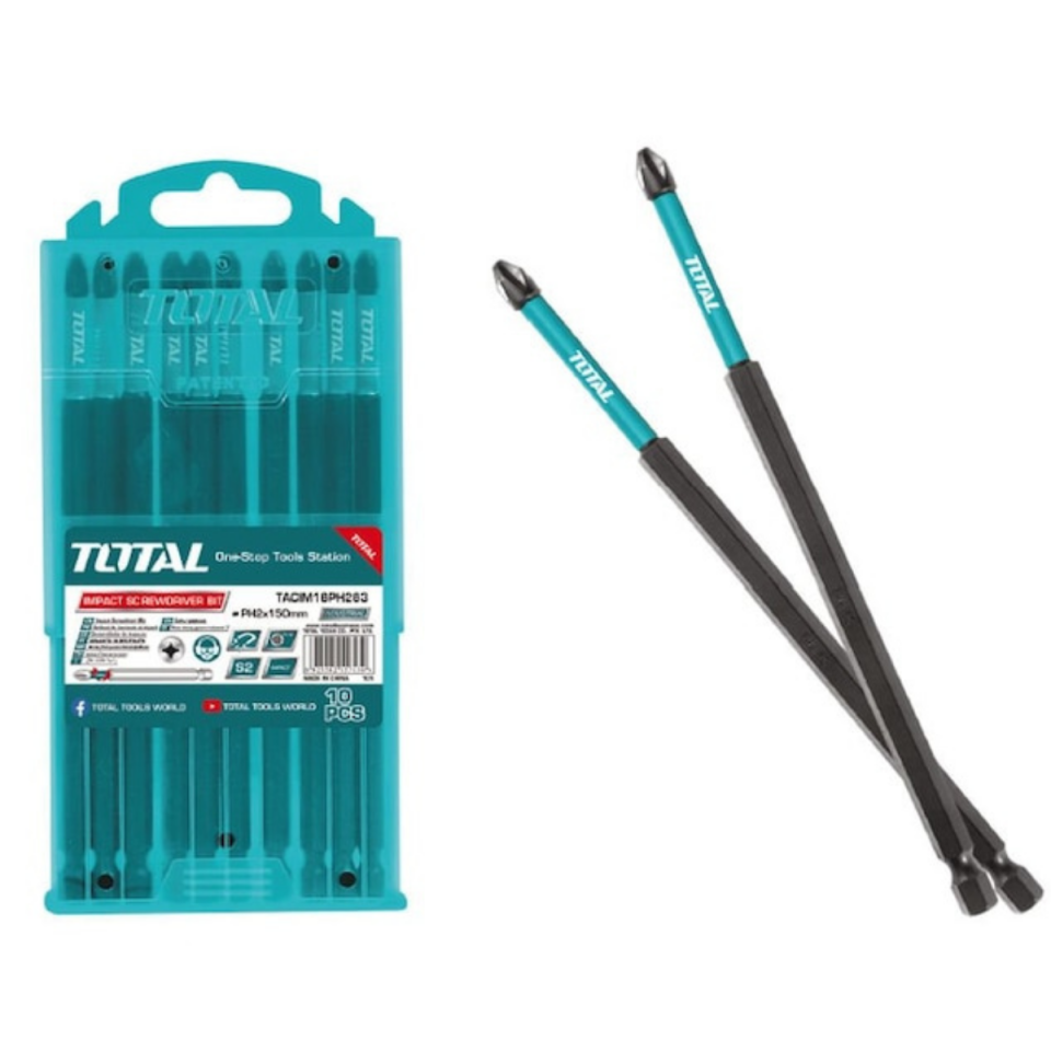 TOTAL DARBELİ BİTS UÇ PH2X150 MM