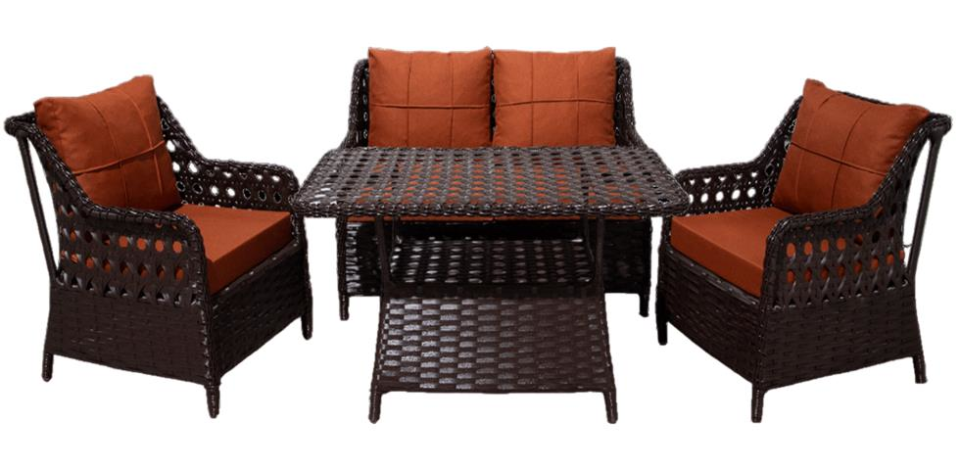 OTURMA GRUBU RATTAN MARİNA 2 Lİ