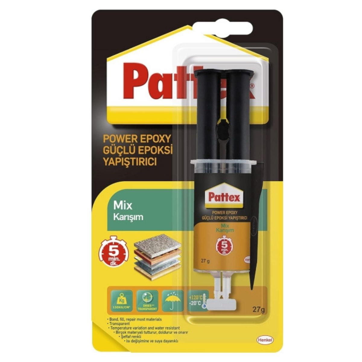 PATTEX EPOKSİ GÜÇLÜ YAPIŞTIRICI