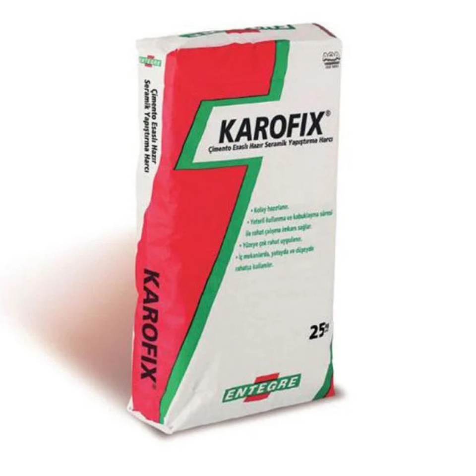 ENTEGRE KAROFİX SER.YAPIŞTIRICI 25 KG GRİ