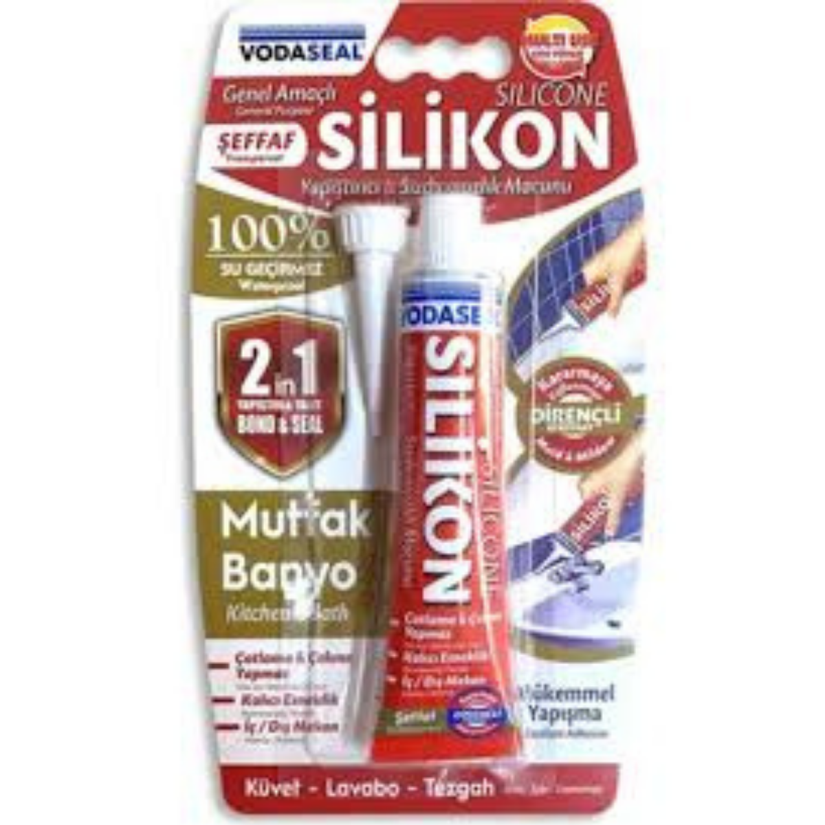 VODASEAL TÜP SİLİKON 50 GR ŞEFFAF