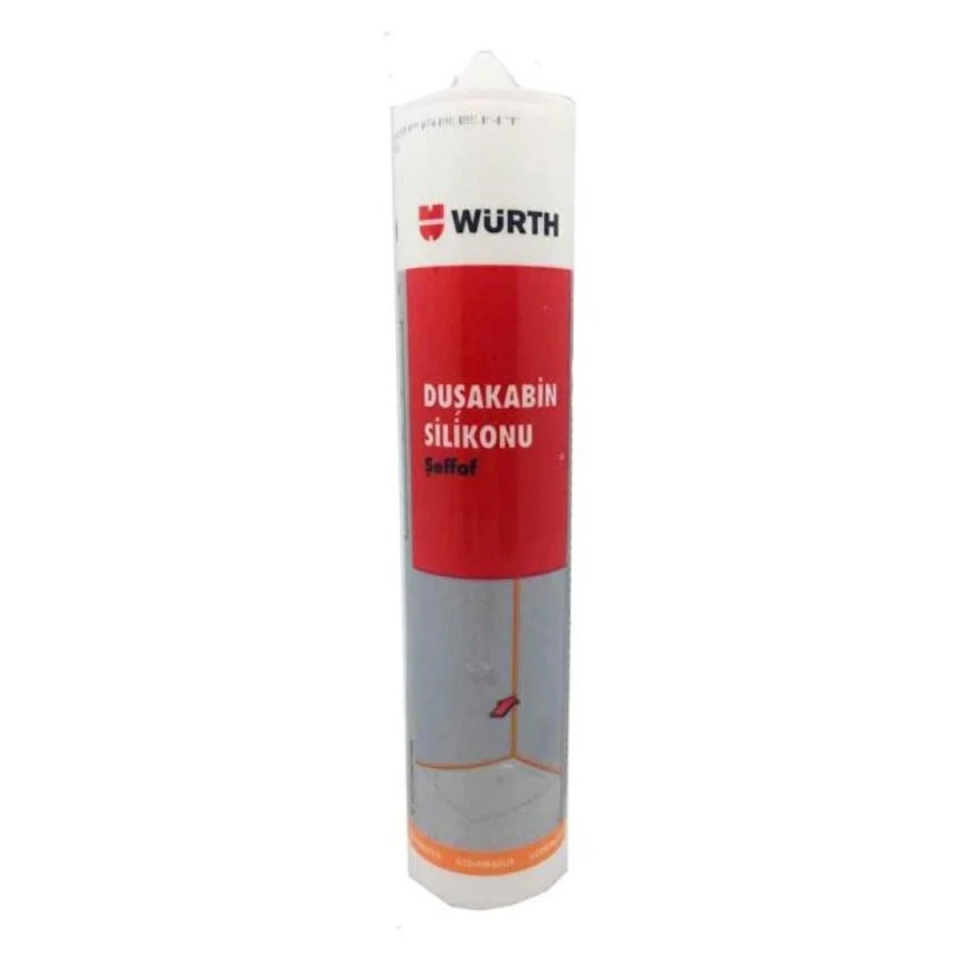 WÜRTH DUŞAKABİN SİLİKONU ŞEFFAF
