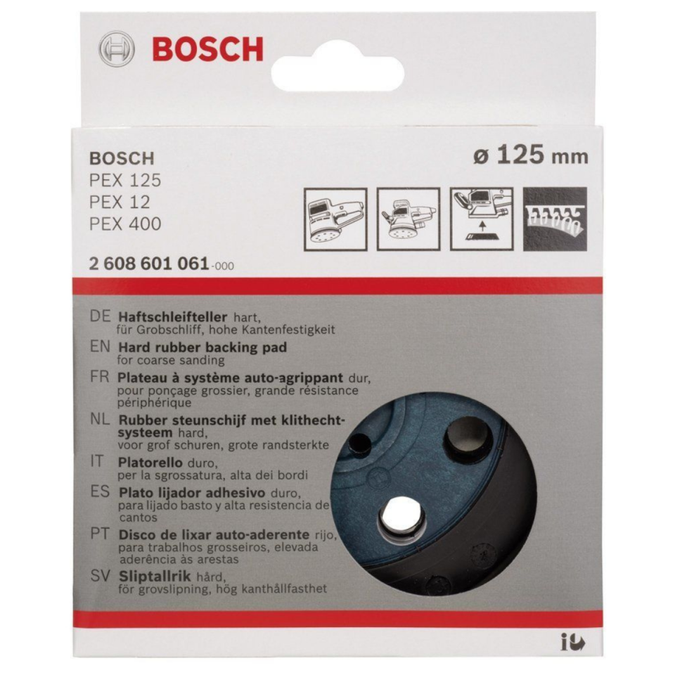 BOSCH 125MM ZIMPARA TABANI SERT