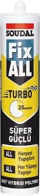 SOUDAL FİX ALL HIGH TACK TURBO BEYAZ 290 ml 127961
