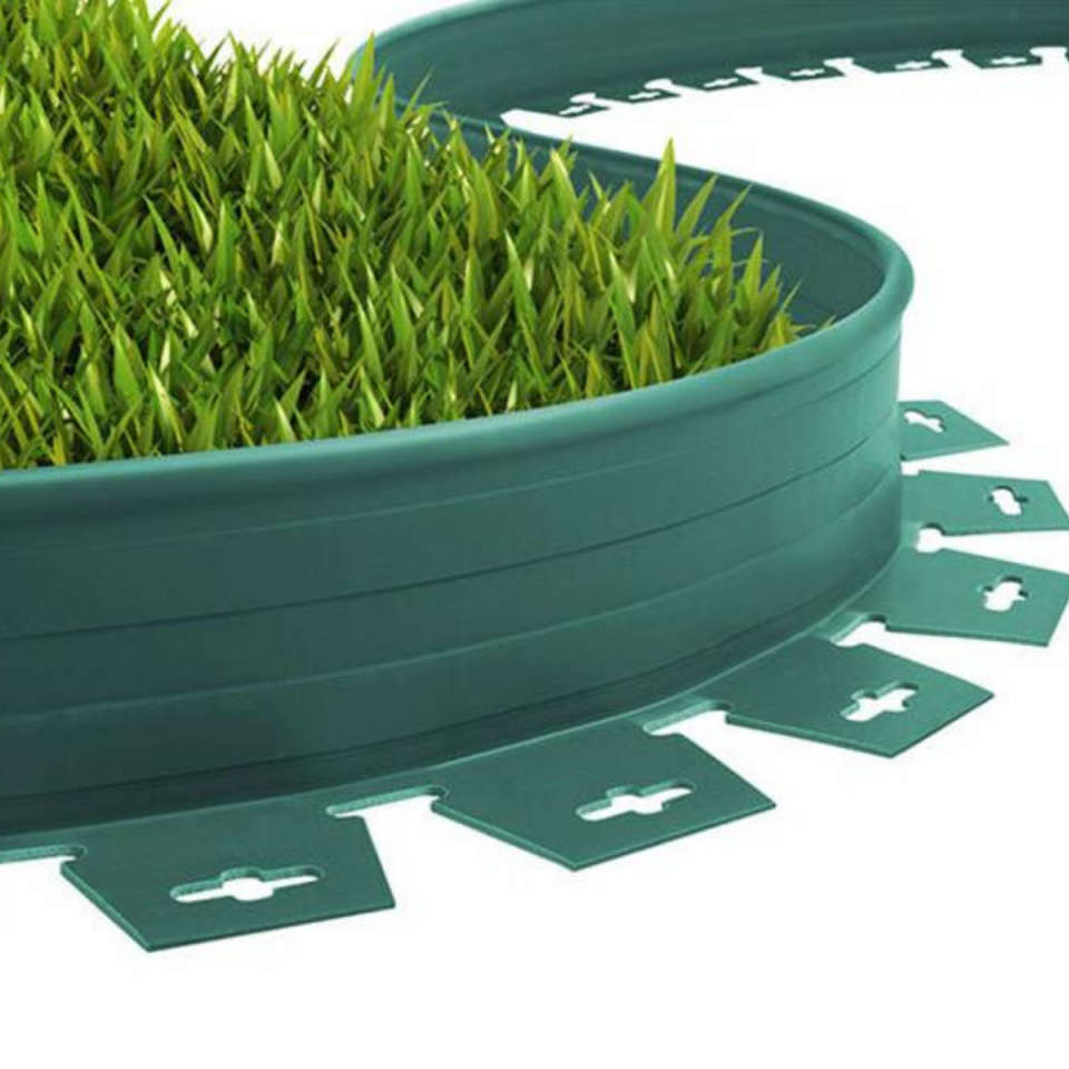 ÇİM SINIRLAYICI AYIRICI YEŞİL PLASTİK H:75MM X 25 MT