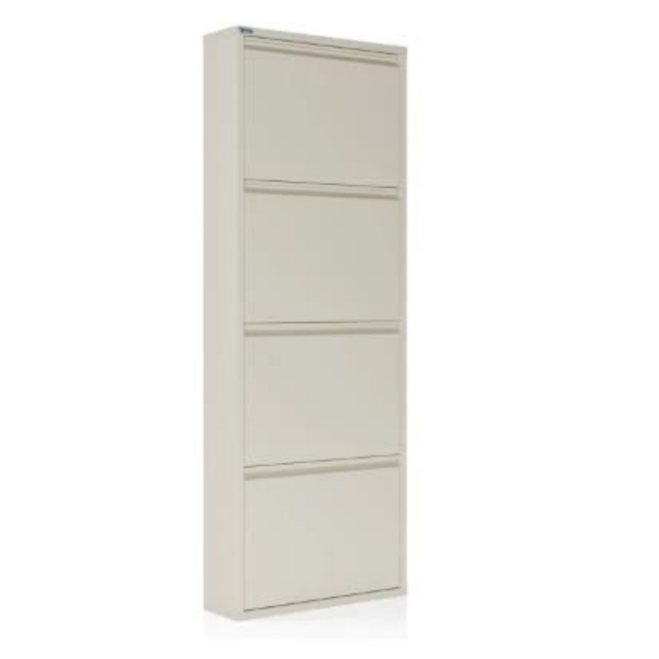 AYAKKABI DOLABI METAL DÖRTLÜ BEJ