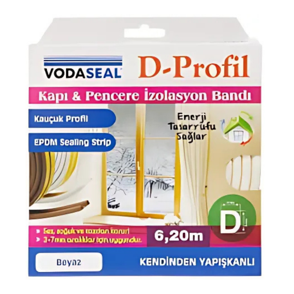 VODASEAL KAPI-PENCERE İZOLASYON BANDI BEYAZ