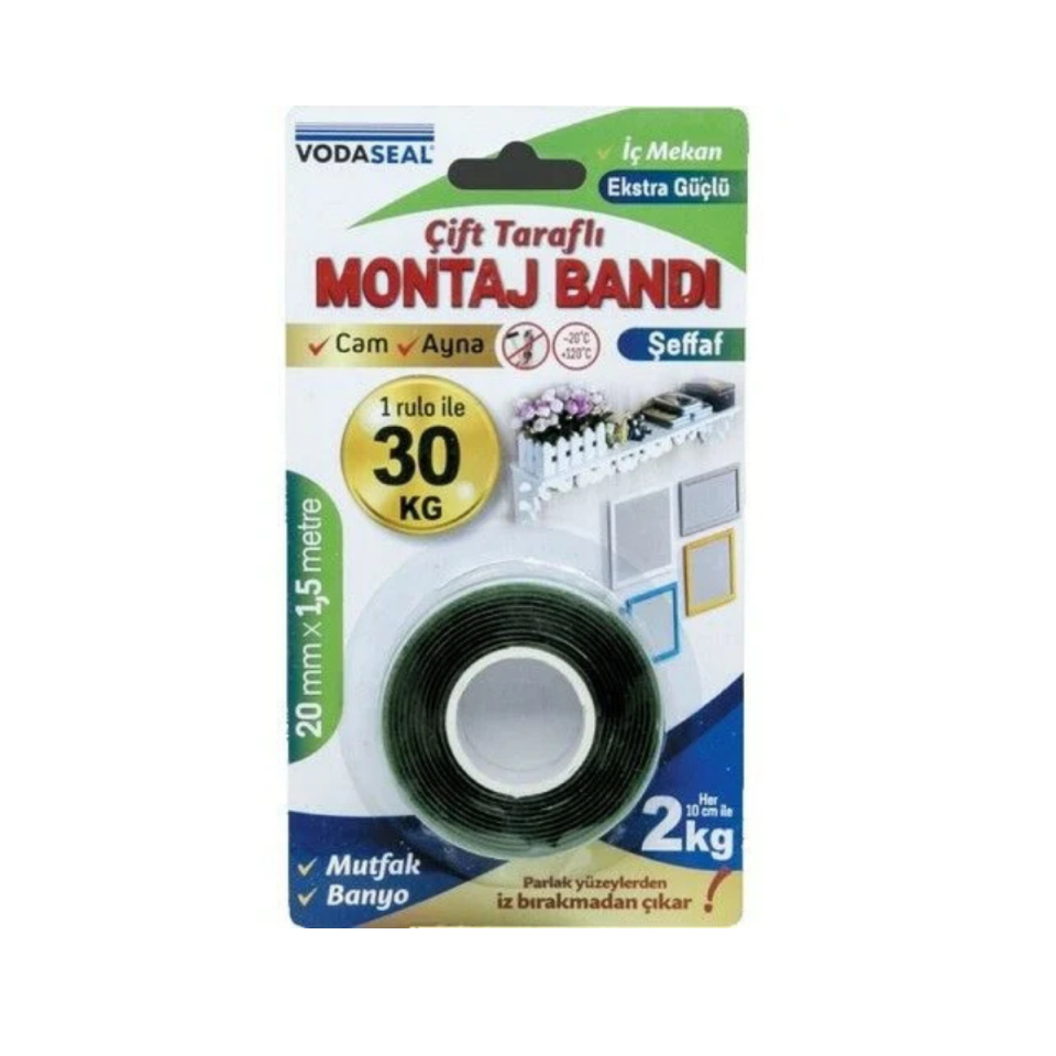 VODASEAL VHB İÇ MEKAN MON. BANDI 20MMX1,5 MT