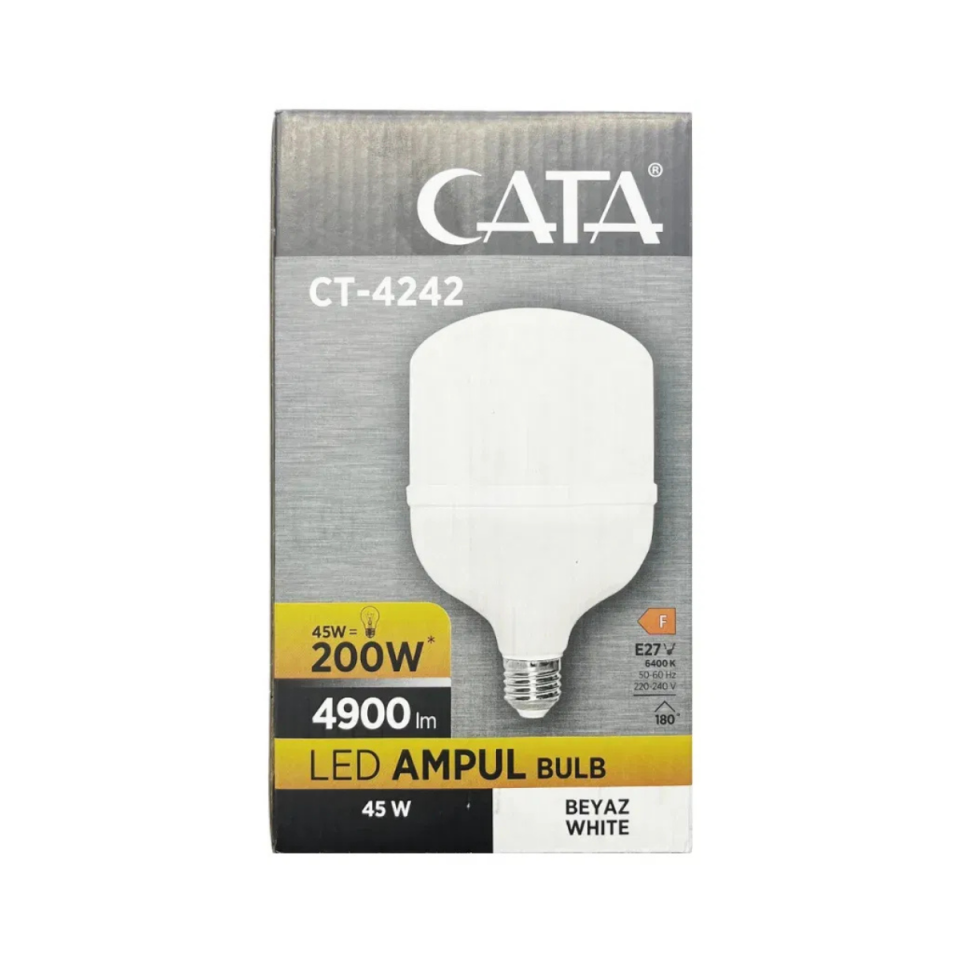 CATA TORCH LED AMPUL 45W E27 BEYAZ CT-4242B