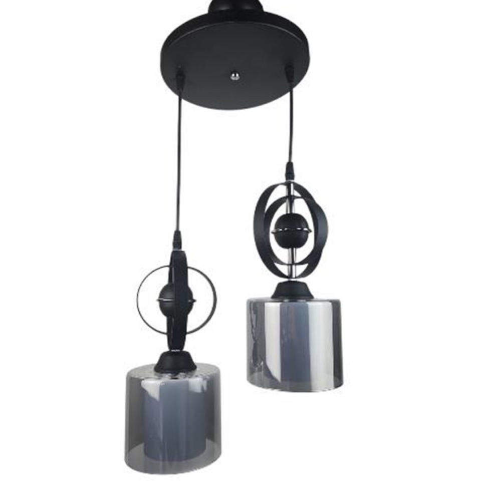 AVİZE RİNG İKİLİ SARKIT SİYAH