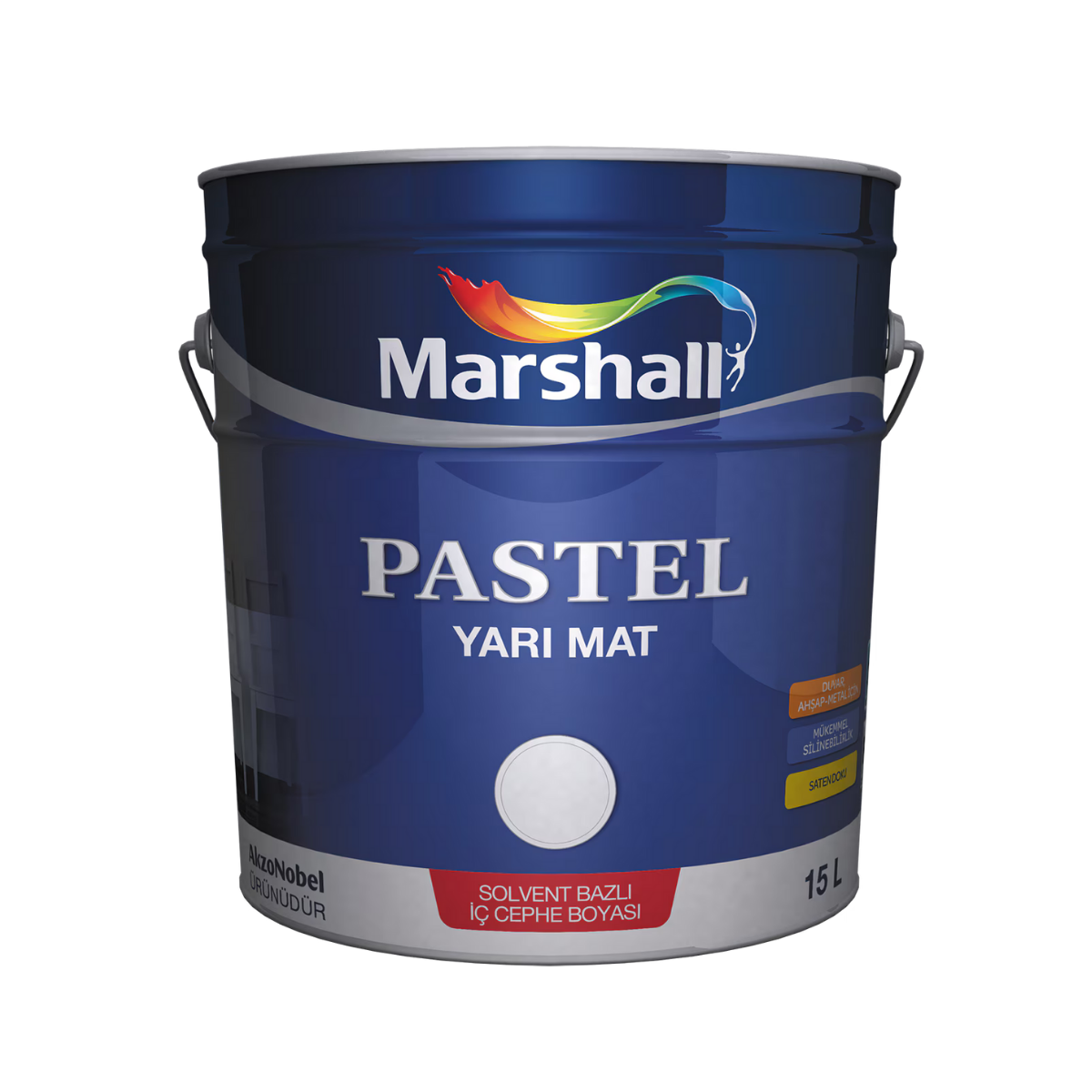 MARSHALL PASTEL YARI MAT BEYAZ 2.5 L