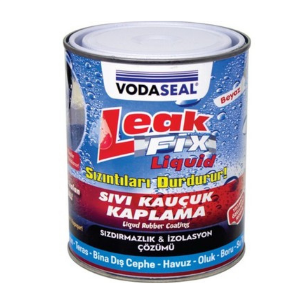 VODASEAL LEAK FİX KAUÇUK KAPLAMA BEYAZ 800 GR.