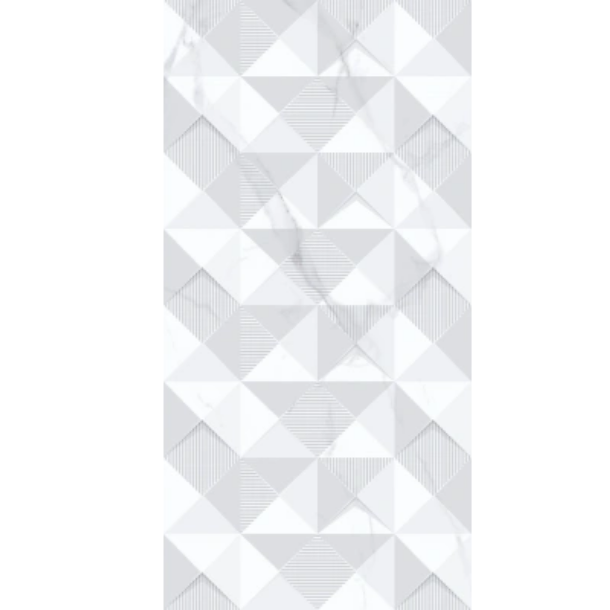 60X120 STAR WHITE GEOMETRIC MOTIF