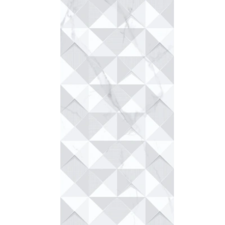 60X120 STAR WHITE GEOMETRIC MOTIF
