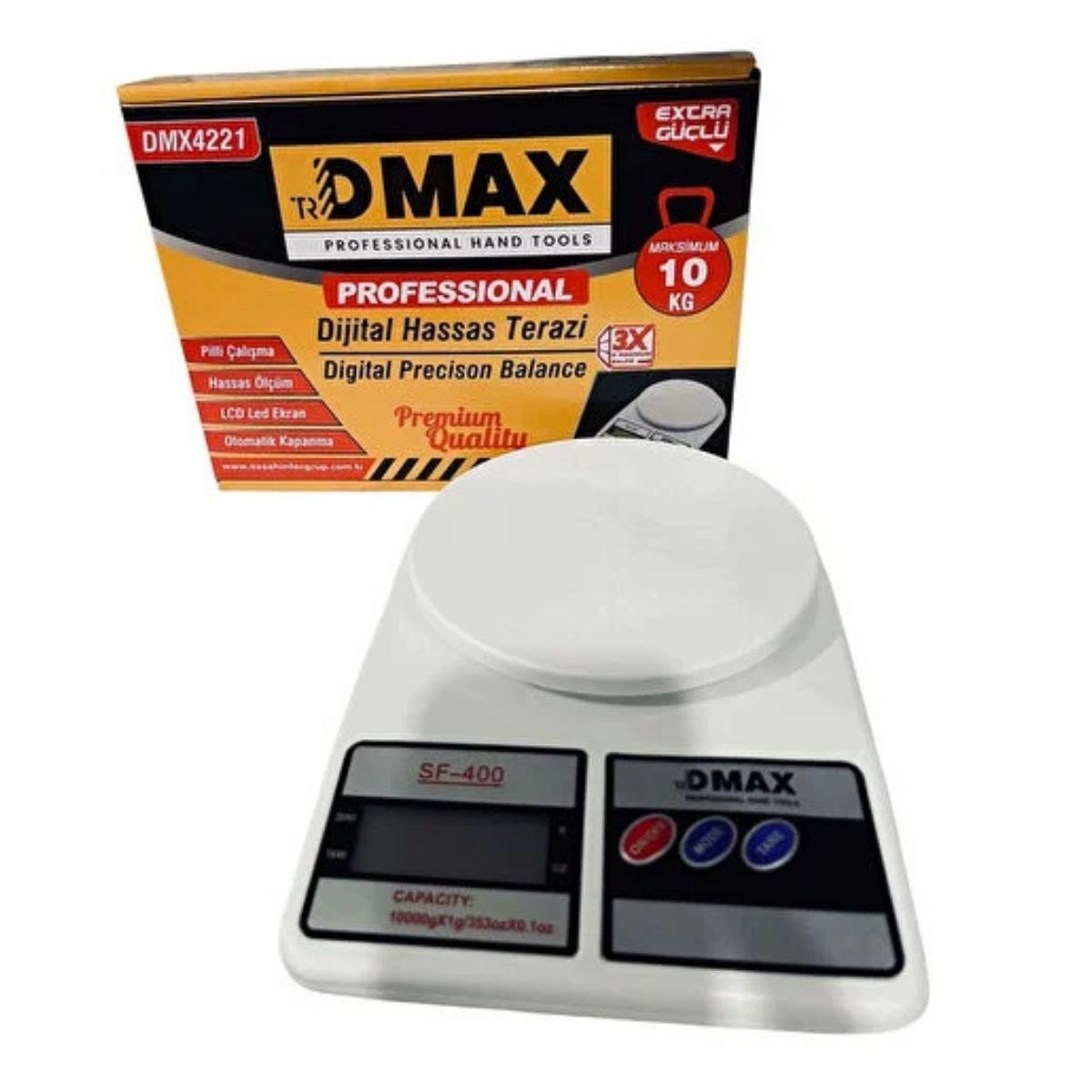 DMAX HASSAS MUTFAK TERAZİSİ 10 KG DMX4221