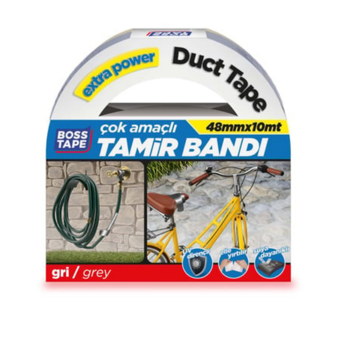 BUMY DUCK TAPE TAMİR BANDI GRİ 48MMX10MT