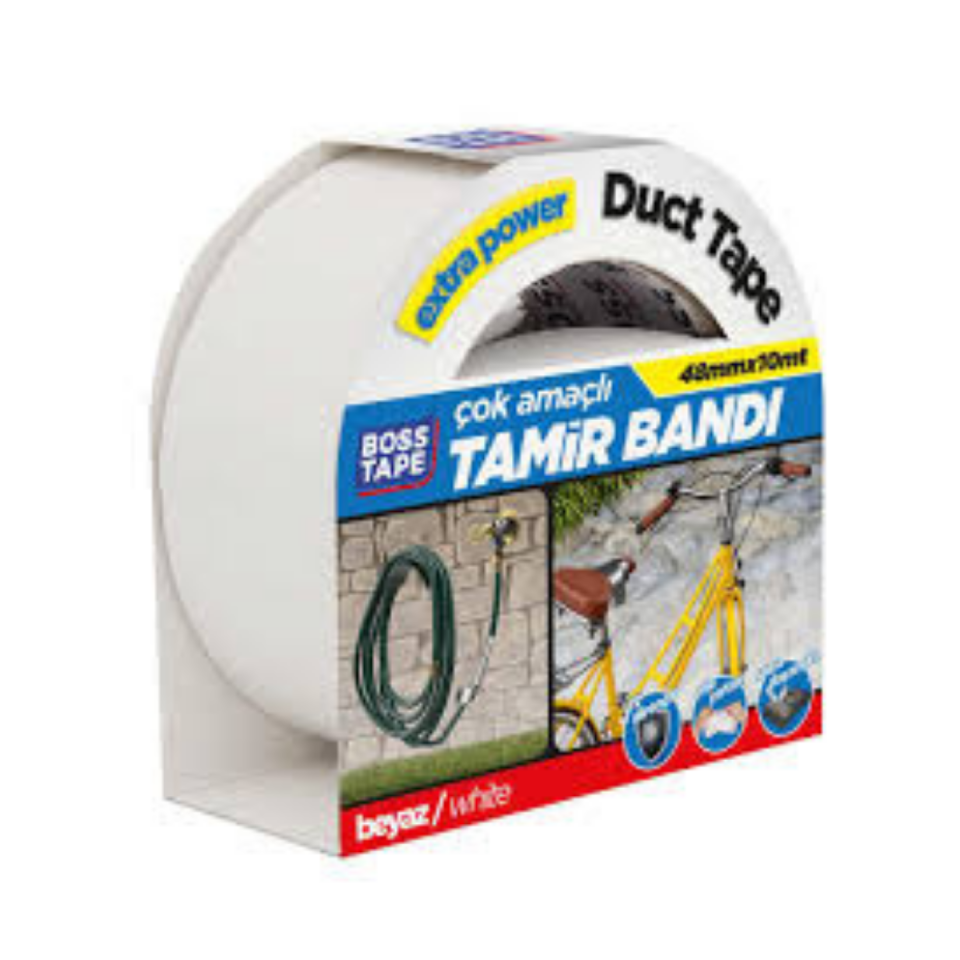 BUMY DUCK TAPE TAMİR BANDI BEYAZ 48MMX10MT