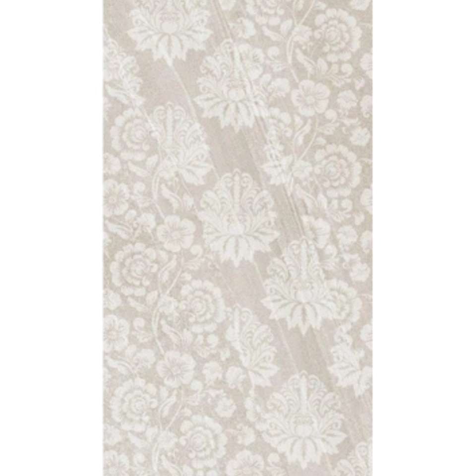 60X120 LECCE DAMASK MOTIF BEIGE