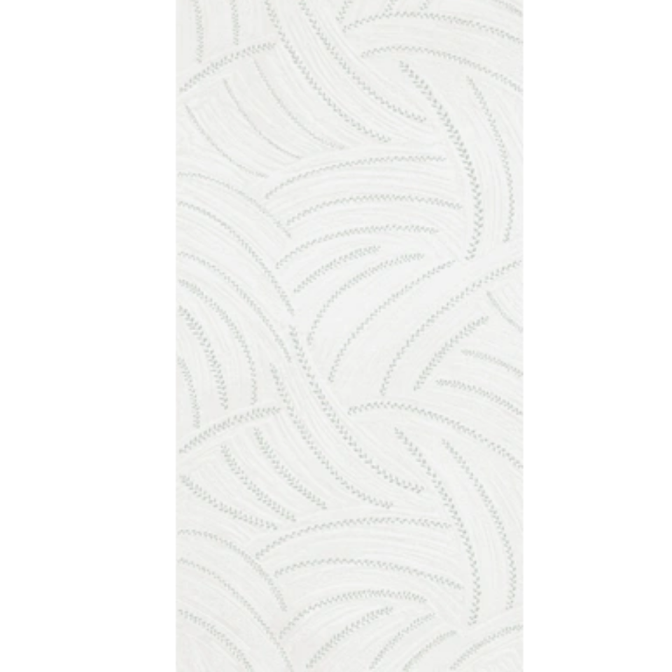 60X120 SHELL WHITE LEAF MOTIF