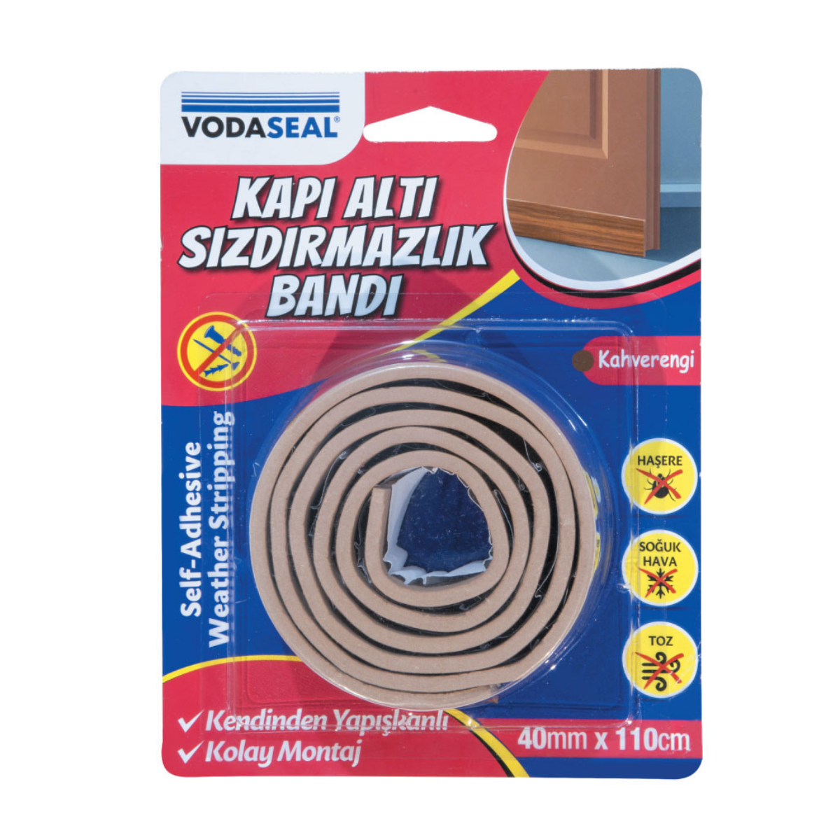 VODASEAL KAPI ALTI SIZDIRMAZLIK BANDI KAHVE
