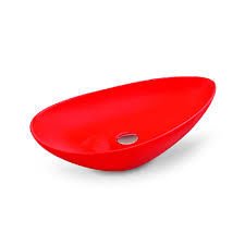 LAVABO BADEM 37X59 MOBİLYA ÜSTÜ KIRMIZI