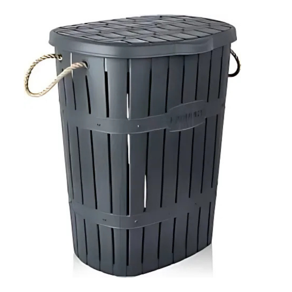 VİOLET HALATLI KİRLİ ÇAMAŞIR SEPETİ